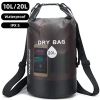 Waterproof Dry Bag 10L 20L Storage Pack Pouch For Swimming Trekking Rafting Boating Kayaking Rafting Drybags Backpack XD117Y 1