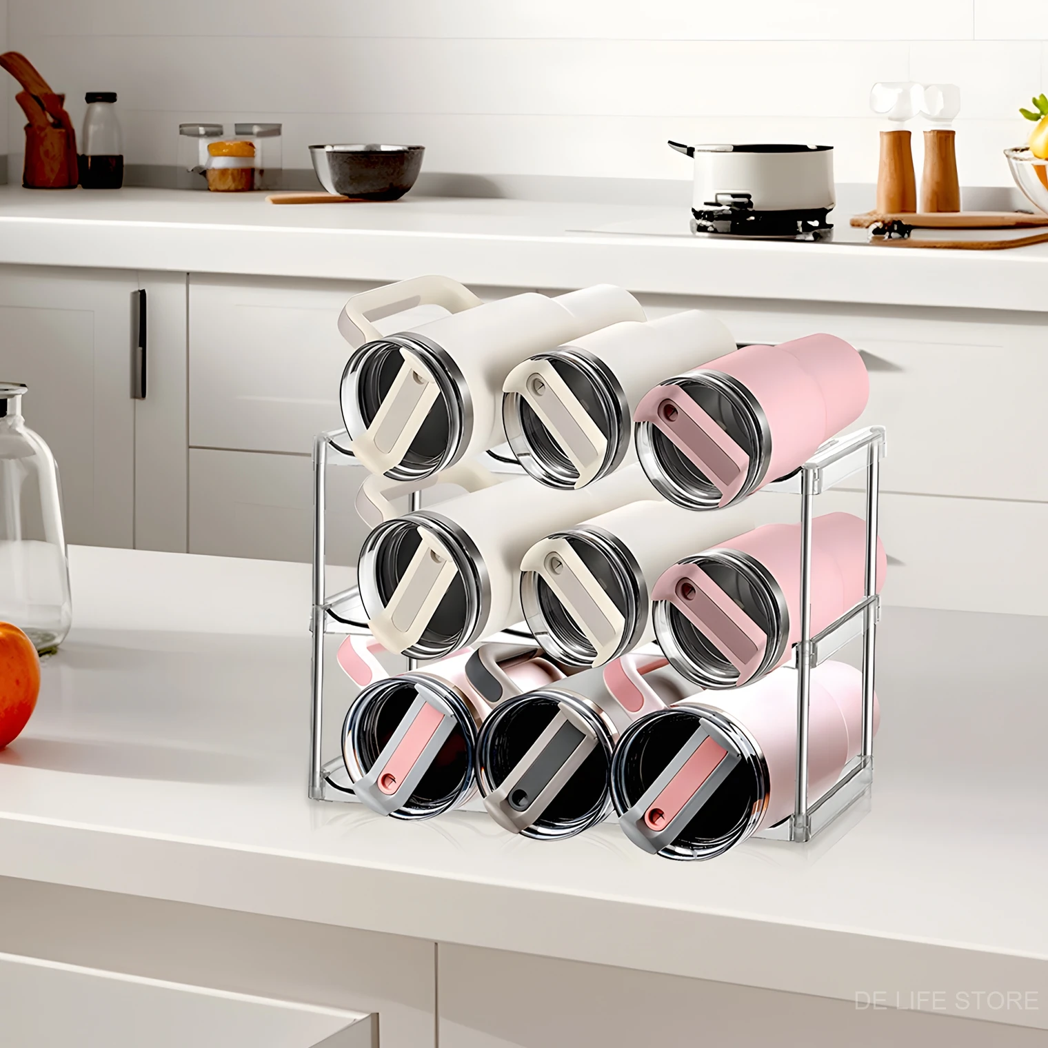Stackable Water Bottle Organizer 1