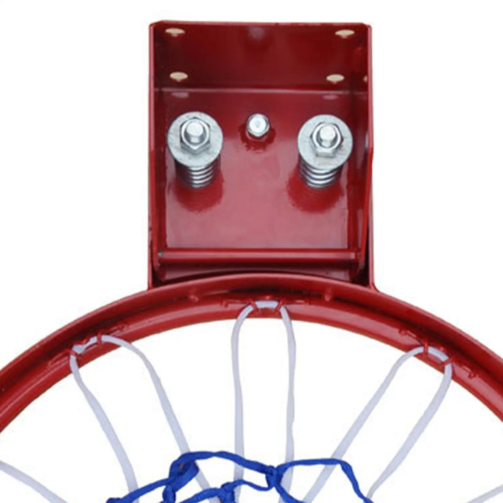 Basketball Hoop and Net Set Basketball Rim 17.72inch for Adults Outdoor Games for Community Playing Court Home Backyard