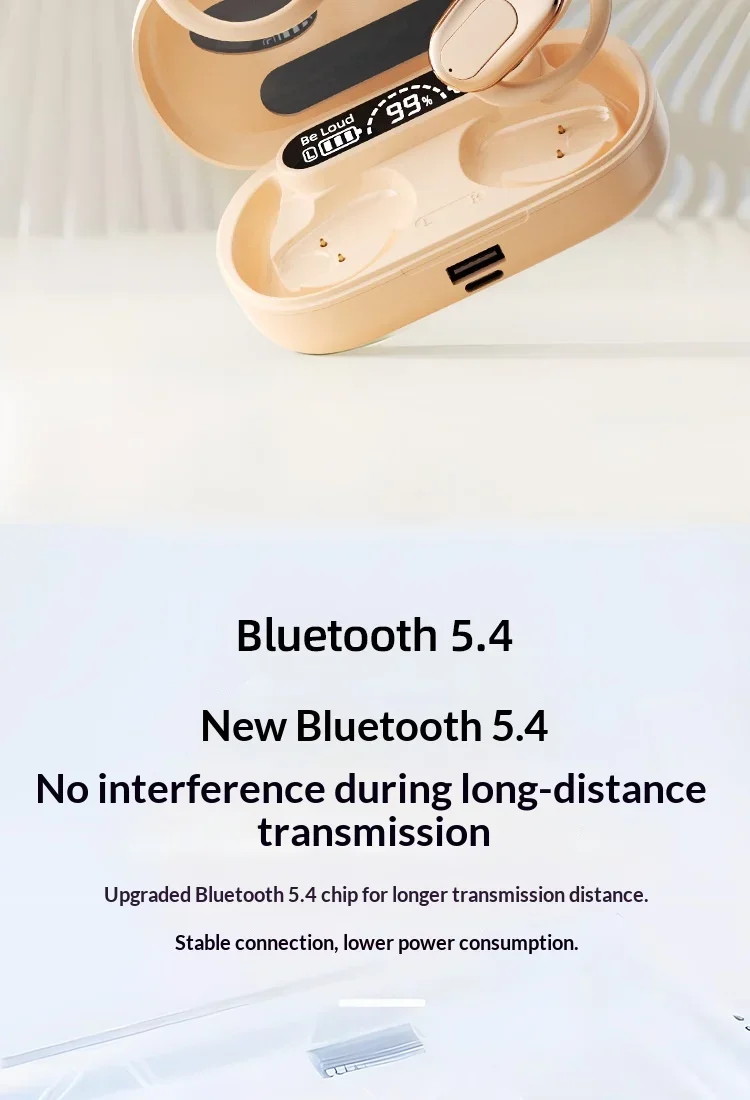 Wireless Bluetooth Earbuds Long Battery Life Noise Cancelling_voghion.com