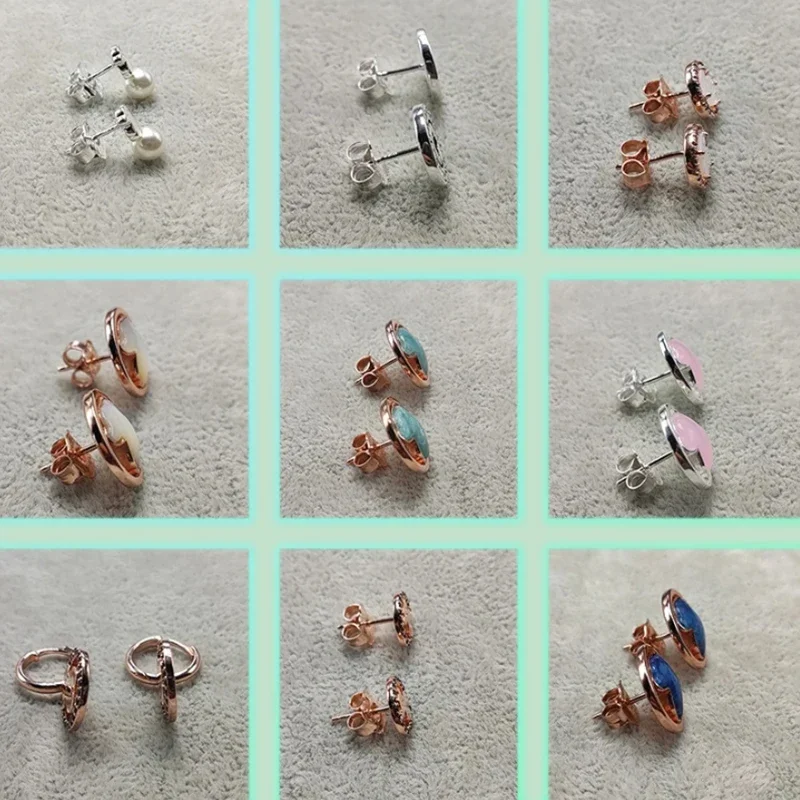 

Женские серьги из серебра 925 пробы с фианитами