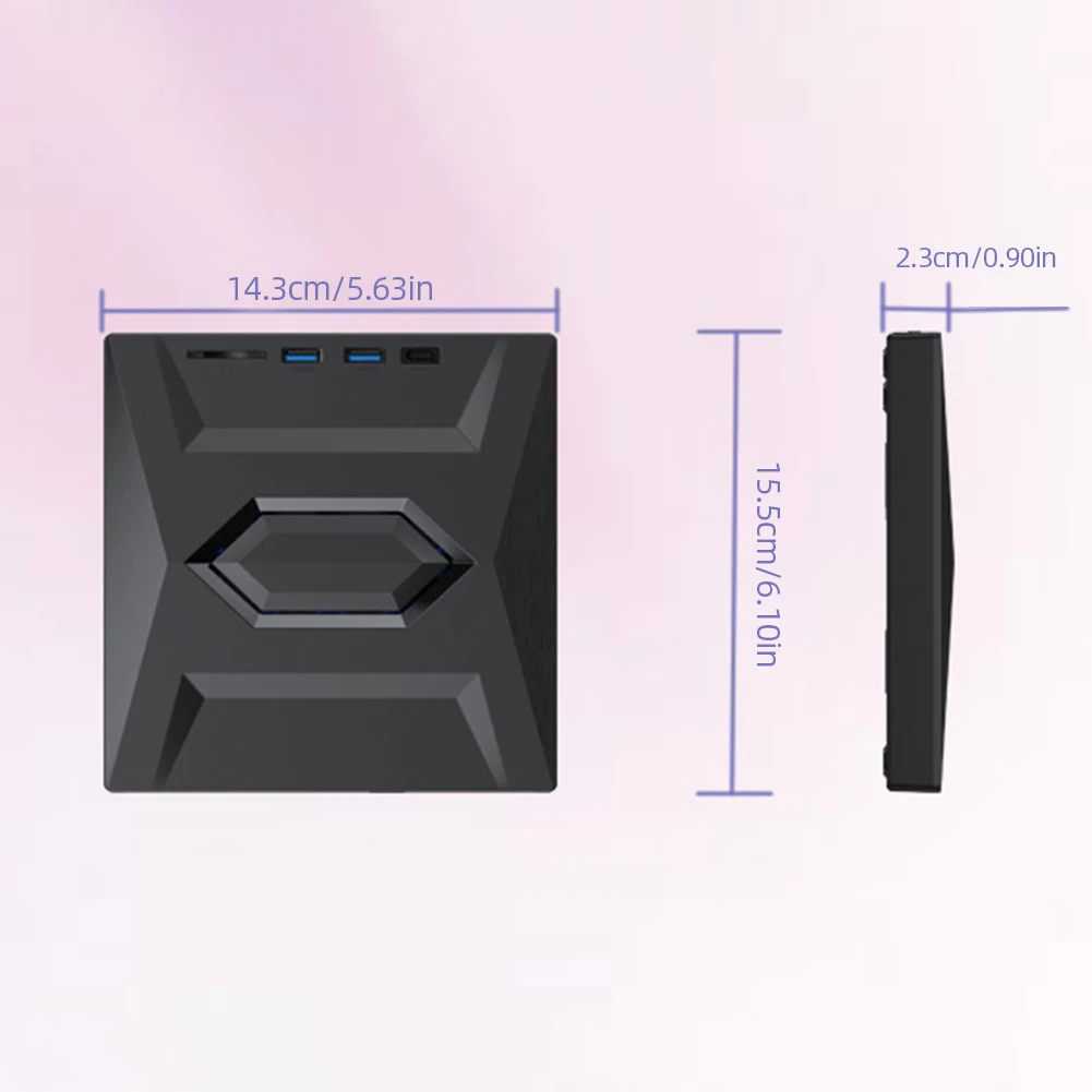 5 in1 USB 3.0/Type C External DVD CD RW Optical Drive VCD Player Disk Drive DVD Burner Reader with SD/TF Port For Laptop PC 6