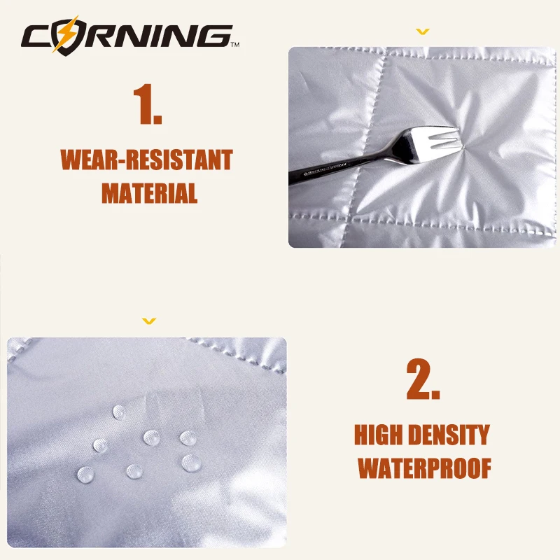 6 Coperture Auto Universali Usa E Getta In Plastica PE - Impermeabili E Trasparenti Per SUV E Berline (3,8m X 6,6m) Con Bordo Elastico, Protezione Da Pioggia E Neve - 5