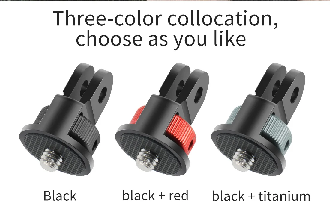 For insta360 X5 Metal Mini Tripod Convert Mount 1/4" Screw Quick-Release Base fo