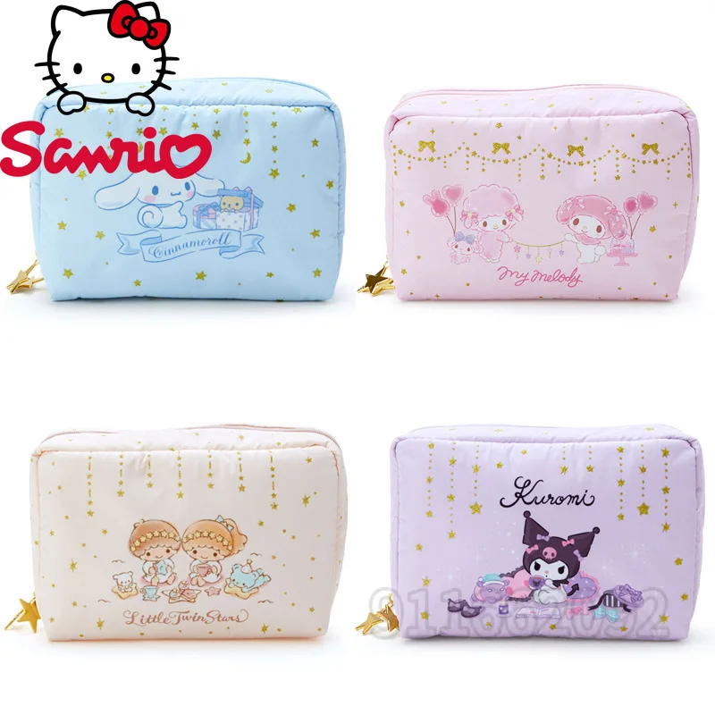 Miniso Kuromi New Cosmetic Bag Luxury Brand Fashion Women's Cosmetic Bag Cartoon Storage Bag High Quality and Large Capacity