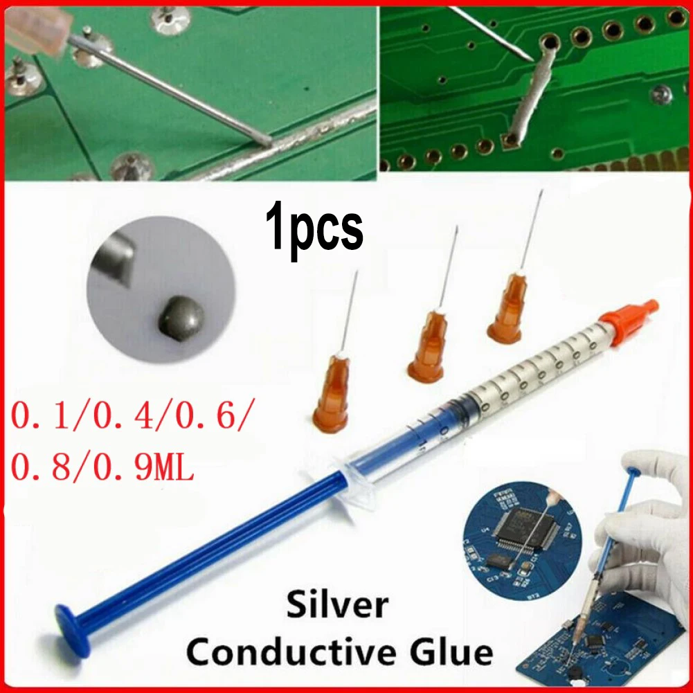 0109MLPlateSilverConductiveGlueWireAdhesiveConductionPasteElectricalPaintGlueLine