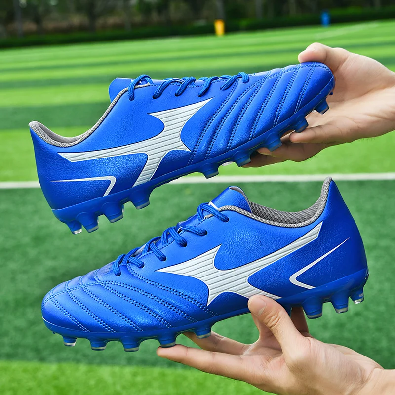Adult Youth Professional Long Spike Soccer Shoes Men's Broken Spike Soccer Shoes Children Students Grass Training Soccer Shoes