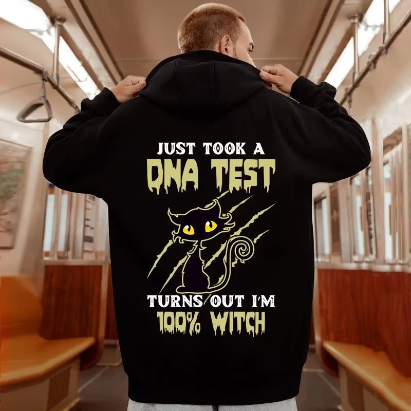 

Толстовка с капюшоном и длинными рукавами для мужчин и женщин, хлопок, утепленный, с принтом милого кота