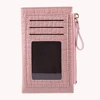 Fashion Hit Color Mini Coin Purse Wallet Alligator Pattern Women PU Card Holder 3