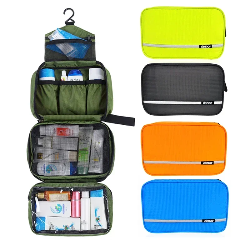 Hanging Men's Toiletry Bag Large Waterproof Cosmetic Bags Travel Organizer Lady Toiletries Makeup Toilet Foldable Bathroom Kit 2