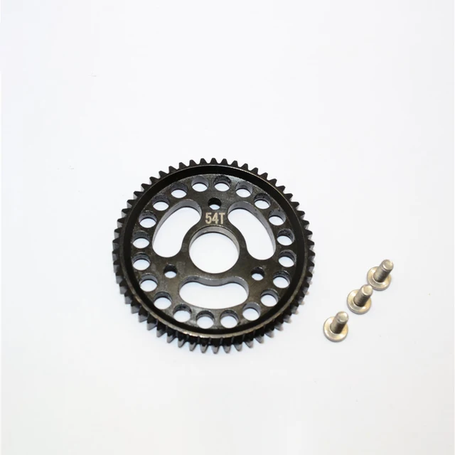 GPM Steel Transmission Large Gear 0.8M 54T 56T for TRAXXAS SLASH 4X4 1/10 RC Electric Remote Control Model Car Accessories