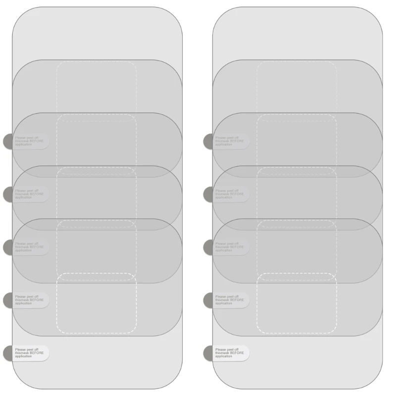 Lot De 10 Autocollants Antichocs électrostatiques Pour Tableau De Bord