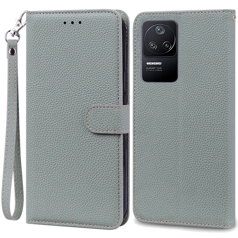 Leather Wallet Flip Case for Poco F4 – Stylish Protective Phone Cover
