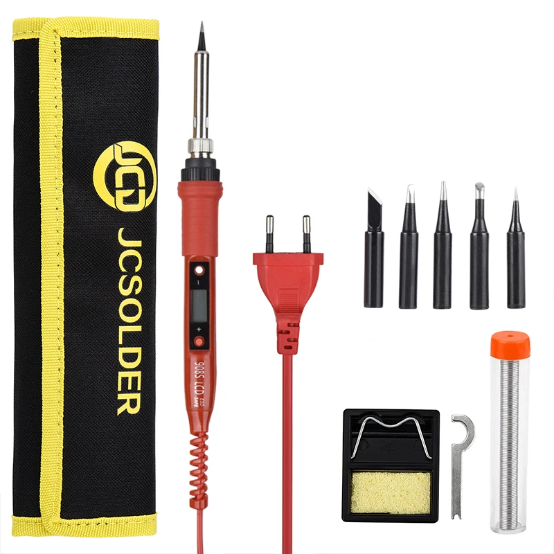 80W Electric Soldering Iron 220V 110V Adjustable Temperature Solder Iron LCD Display Welding Repair Tools Soldering Tip soldering iron
