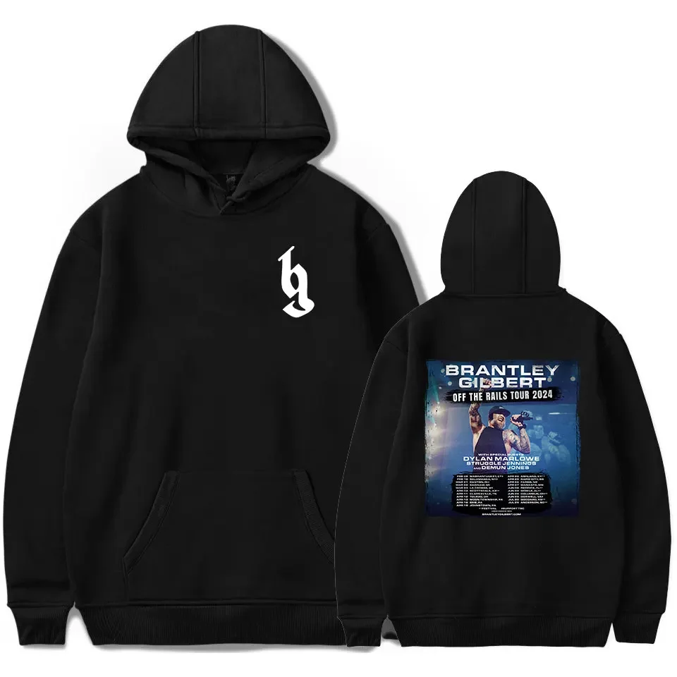 

Brantley Gilbert Off The Rails Tour 2024 Oversized Women/Men Hoodie Sweatshirt Y2K Streetwear Hip Hop Pullover Hooded Jacket
