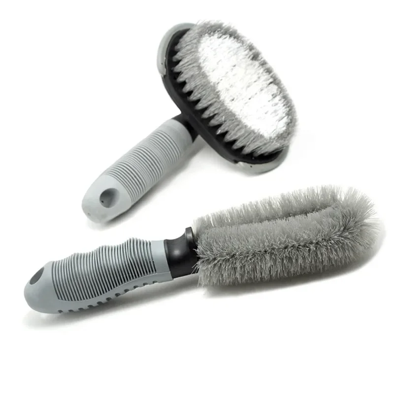 Steel Car Wheel Brush for Tire Cleaning and Decontamination