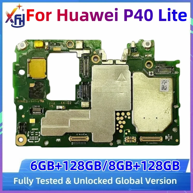 

Motherboard PCB Module for HUAWEI P40 Lite, 128GB ROM, JNY-LX1, Unlocked Mainboard, with Kirin 810 Processor