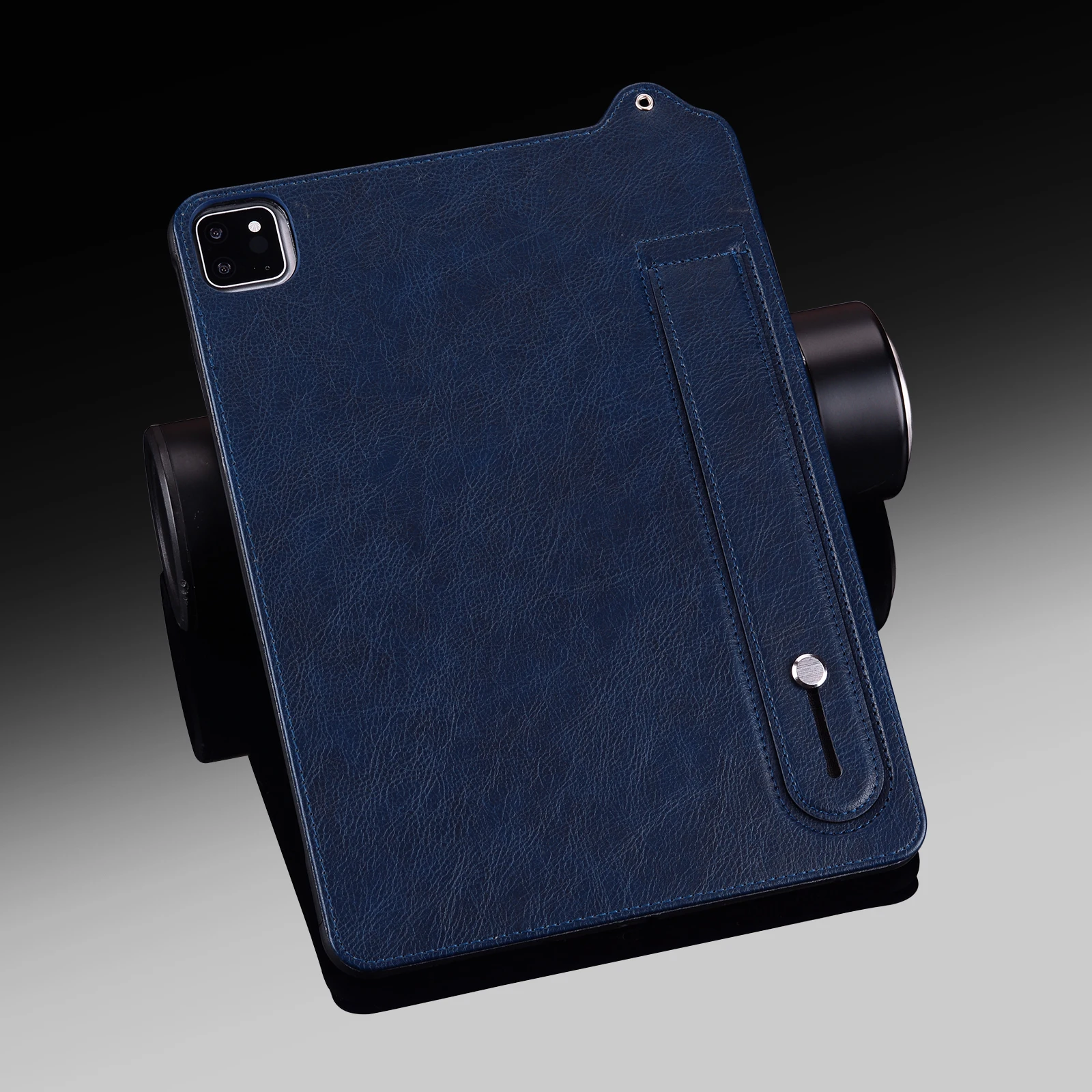 Premium Hand Strap PU Leather Soft Tablet Case