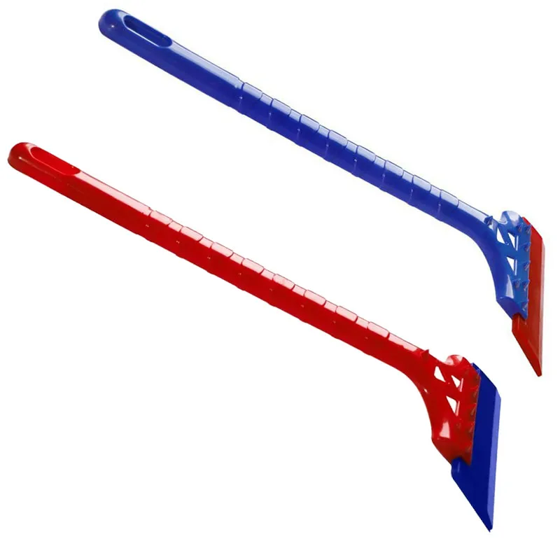 Long Handle Soft Rubber Blade Squeegee Wiper Car Windshield Ice Scraper Winter Windshield Trucks Roofs Snow Removal Shovel Tool