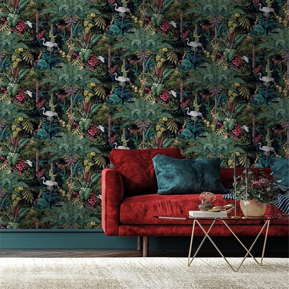 Custom Southeast Asia Animal Wallpaper living room bedroom decoration mural wall papers home decor home improvement papel pared
