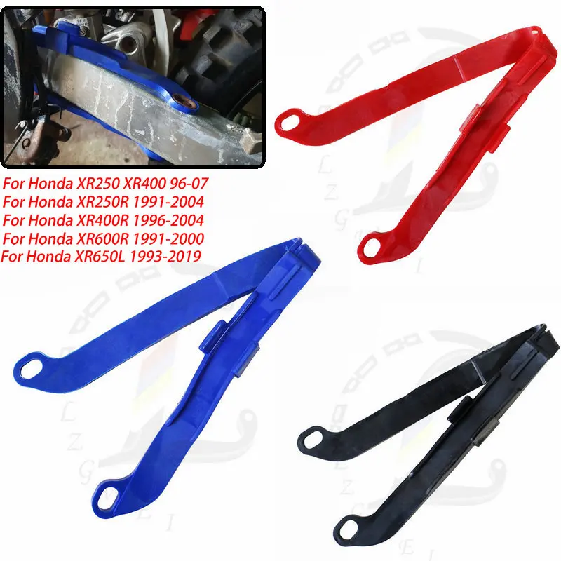Motorcycle Chain Slider For Honda XR650L (1993-2019) & XR250R/400R/600R – Red
