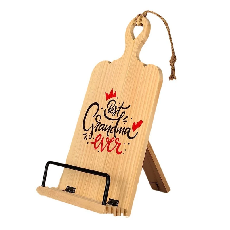 

Подставка для планшета, деревянный держатель для планшета, деревенский фермерский держатель для книг, подарки на день матери для женщин