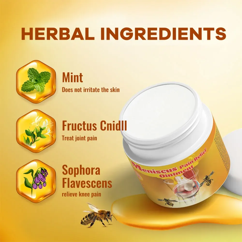 Bee Venom Pain Relief Cream Arthritis Joint Knee Analgesic Ointment Neck Lumbar Sciatica Synovial Meniscus Repair knee pain relief cream pain relief cream