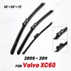 Wiper Front & Rear Wiper Blades Set For Volvo XC60 2009 - 2011 Windshield Windscreen Window Brushes 26"+20"+15" 1