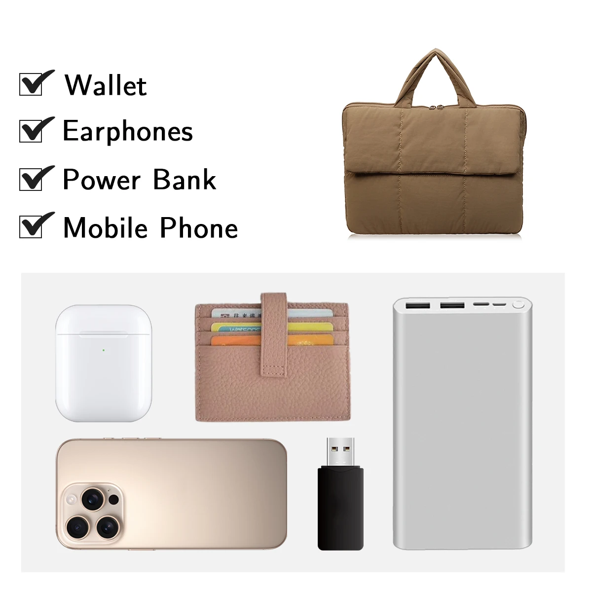 Laptop Bag 16 Inch 15inch 14inch Tablet Storage Bag iPad Sleeve Bag Women's Lightweight Commuter Bag Handbag Business Meeting