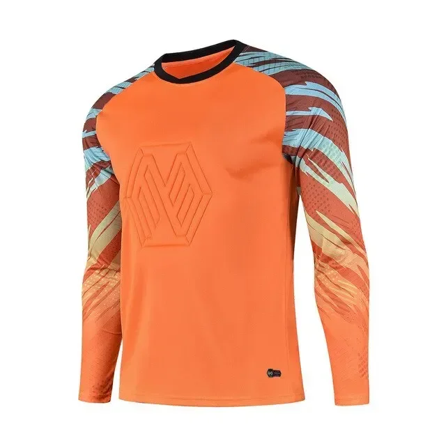 thumbnail image 1 of Camiseta de fútbol para hombre y niño, chándal de manga larga, trajes de portero para adultos y niños, 1 of 5