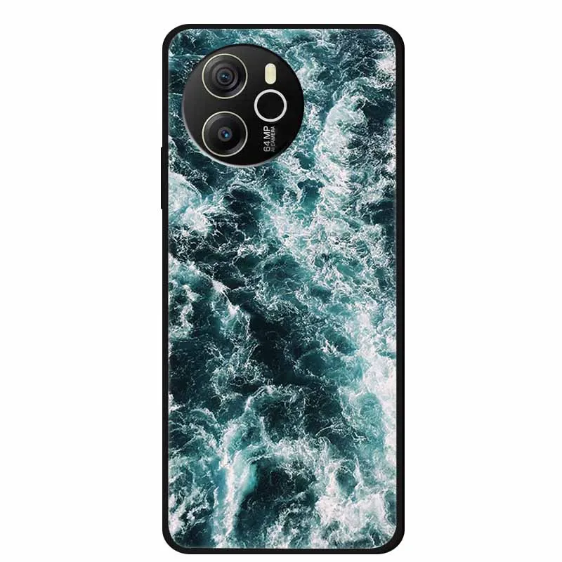 Cartoon Black Silicone Soft TPU Phone Cover - Protective Case