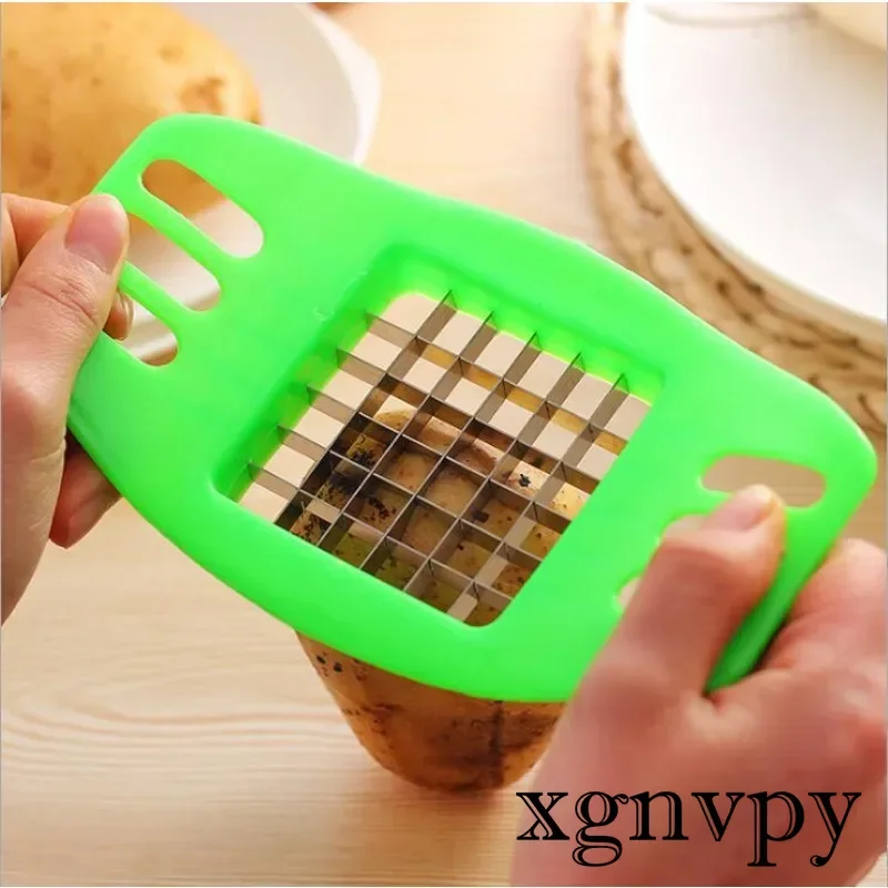 xgnvpy Mini Creative Potato Slicer Home Deep Cutter Fries Knife Kitchen Gadget Tool Accessories For Fries Cutting