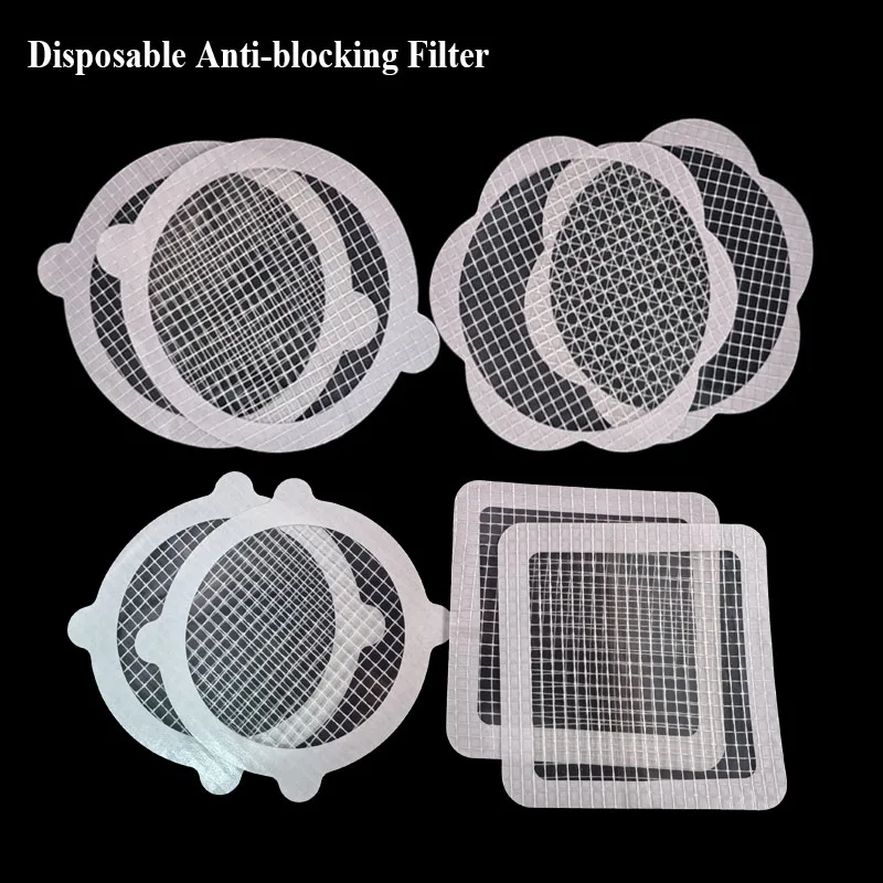 Floor Drain Filter Disposable Anti-blocking Mesh Hair Catcher Stopper Shower Drain Cover Kitchen Bathroom Sink Blocker