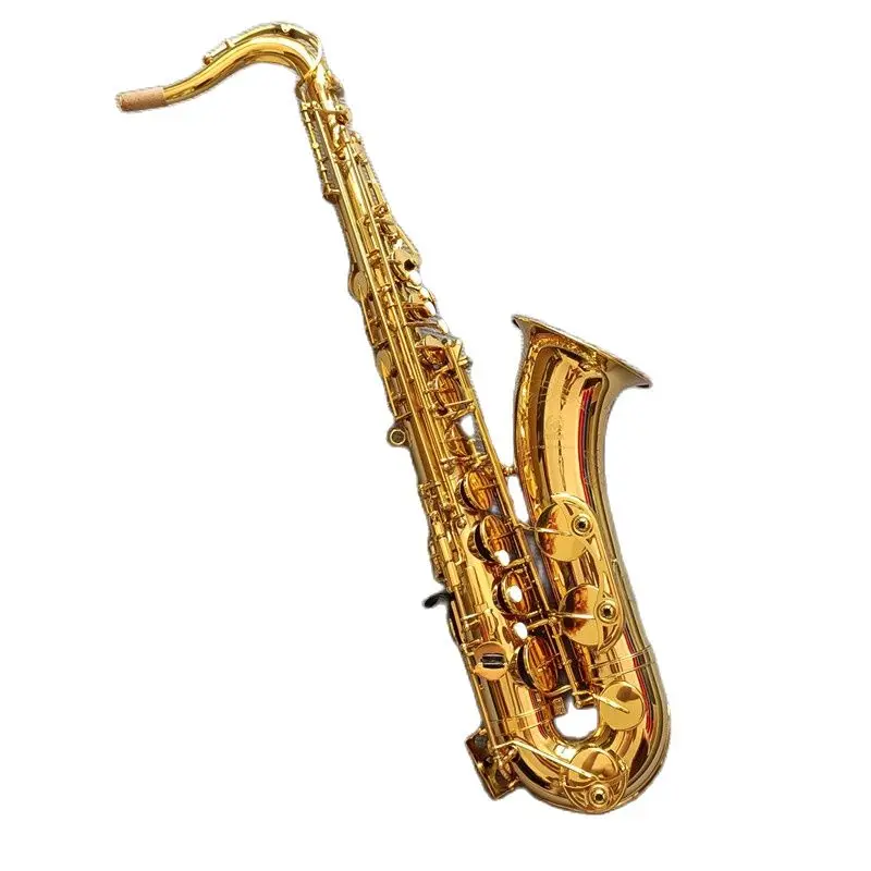 

Japan Saxofón Tenor Bb, laca dorada, YTS-62, instrumento Musical de latón amarillo, profesional, con funda, accesorios