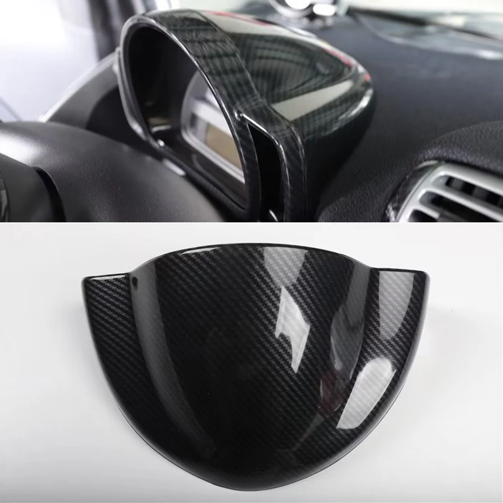 

Новая отделка автомобиля для Mercedes Benz Smart Fortwo 2009-2014, центральный инструмент автомобиля, верхнее украшение, крышка ABS, аксессуар для стайлинга