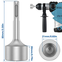 Ground Rod Driver, Enhanced Steel Drill Bit (21mm)