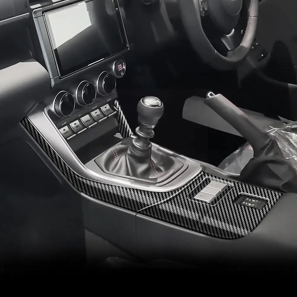 

For Toyota For SUBARU 2021-2024 ABS Black Center Control Gear Shift Box Panle Cover Gear Decorate Side Inside Accessories X3D7