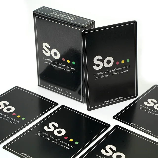 High Quality So Cards Conversation Starter-Special Style Questions Card Game for Adults & Families Party Leisure Board Game 3