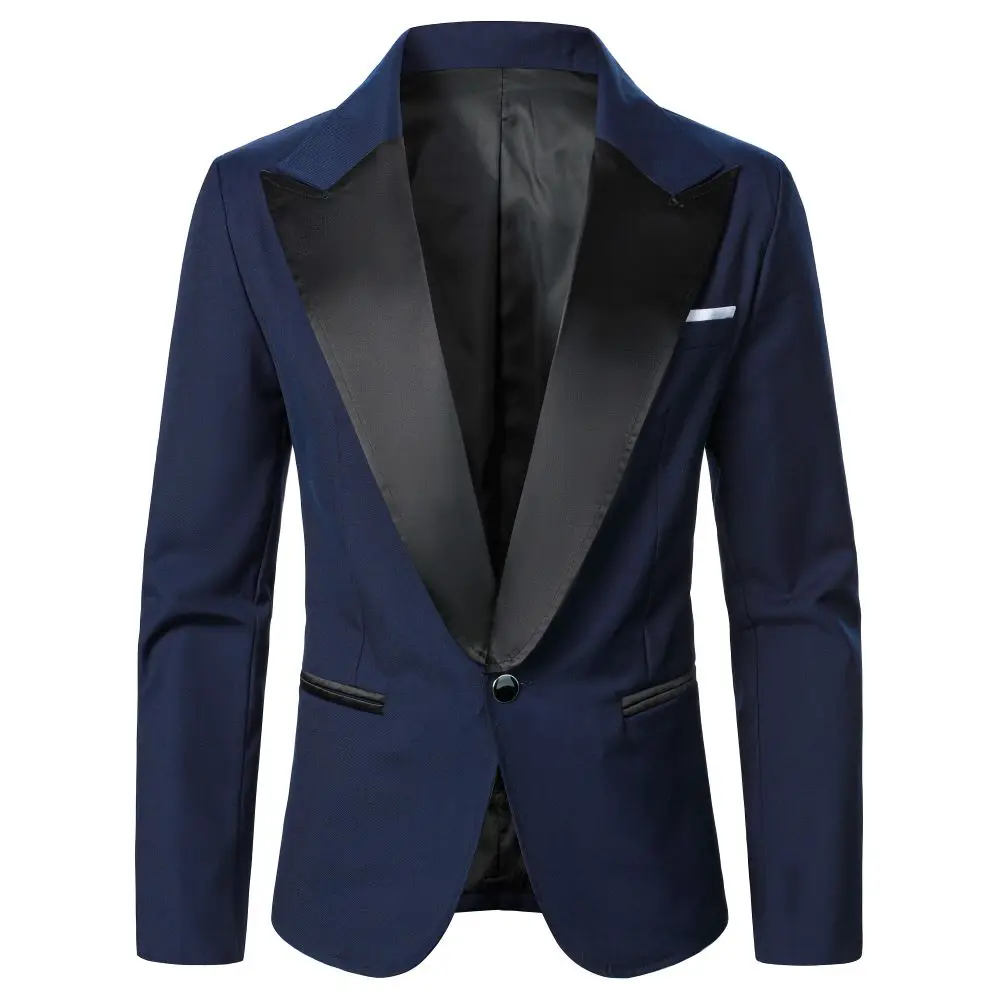 Men's Suit Jacket Casual Business Style Men's Blazer Wedding Dinner Party Office Worker Meeting Daily Wear Men's Suit Jacket 2