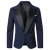 Men's Suit Jacket Casual Business Style Men's Blazer Wedding Dinner Party Office Worker Meeting Daily Wear Men's Suit Jacket 2