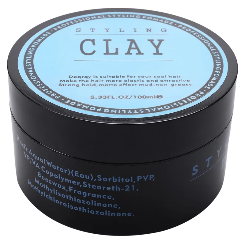 Fashion Matte Finished Hair Styling Clay Daily Use Mens Hair Clay High