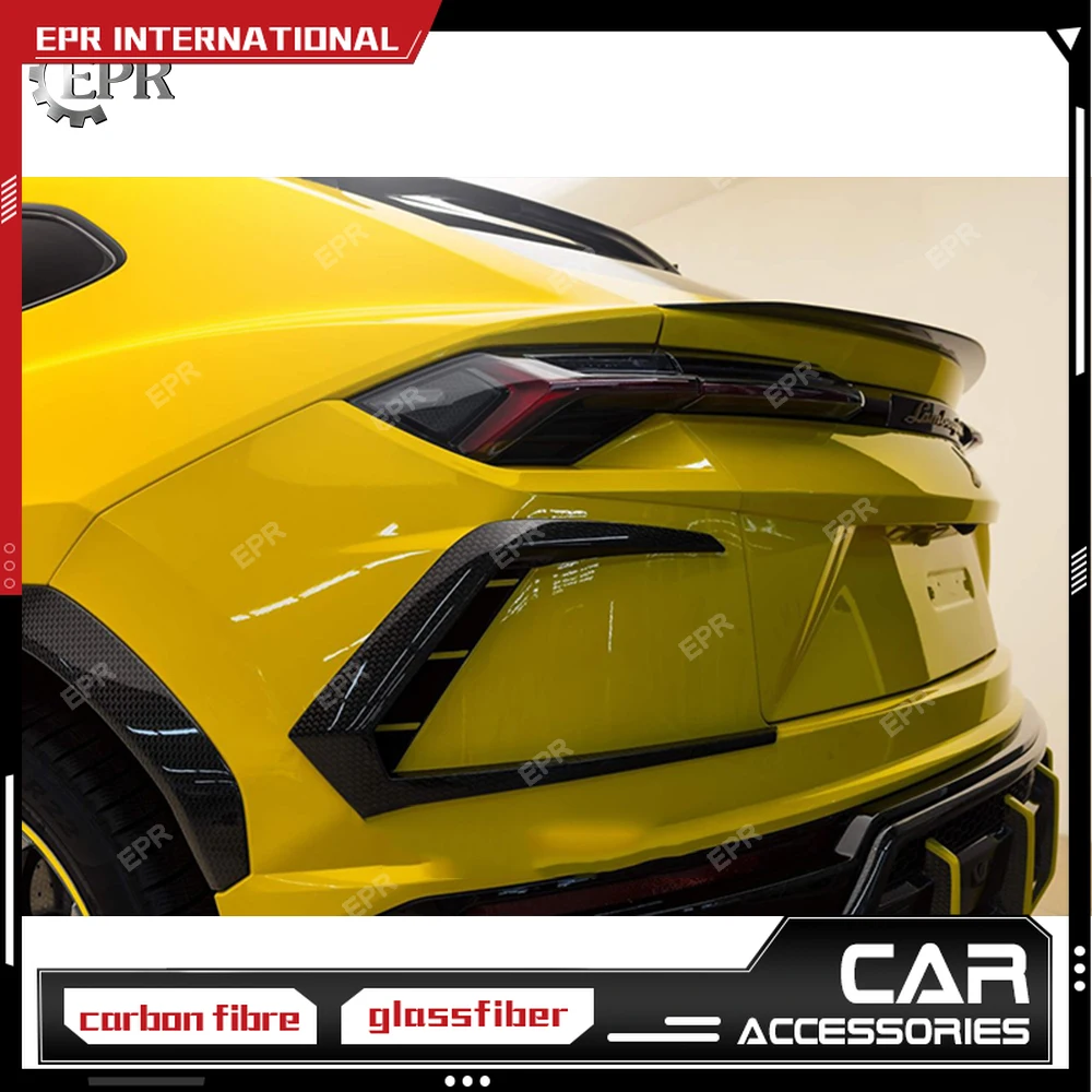 

Car Top Design Rear Bumper Side Trim For Lamborghini Urus TPC Style Carbon Fiber Rear Vents Cover Body Kit Tuning URUS Racing