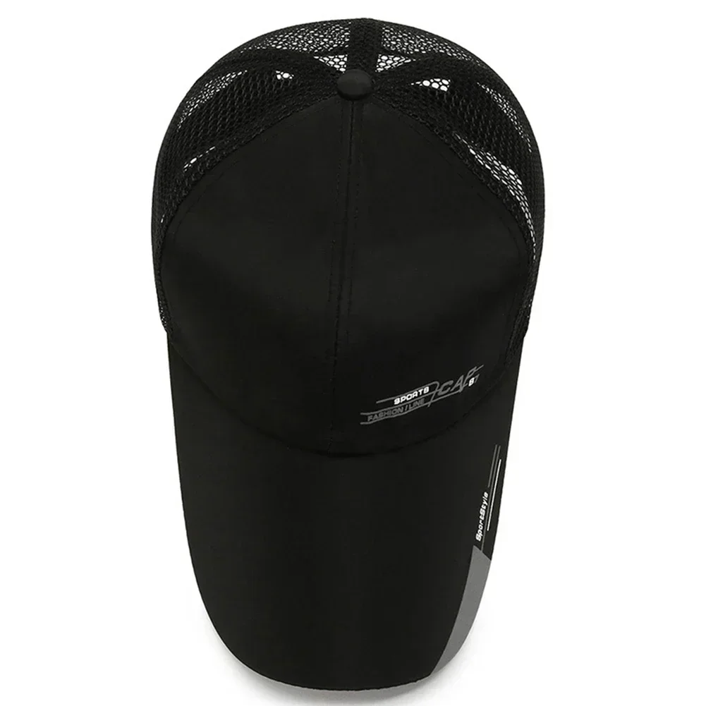 Hat Baseball Cap Polyester Sunbathing 56-60cm 70g Adjustable Breathable Camping Fishing Hunting For Men