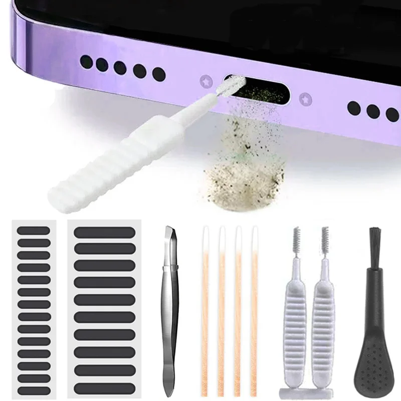 

universal Phone Speaker Dust Removal Cleaner Tools Kit Universal Dustproof Cleaning Brush for IPhone Samsung Xiaomi