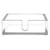 Napkin Holder Stylish Acrylic Napkin Holder for Kitchen Dining Table See-through Tissue Dispenser for Bathroom Table Organizer 4