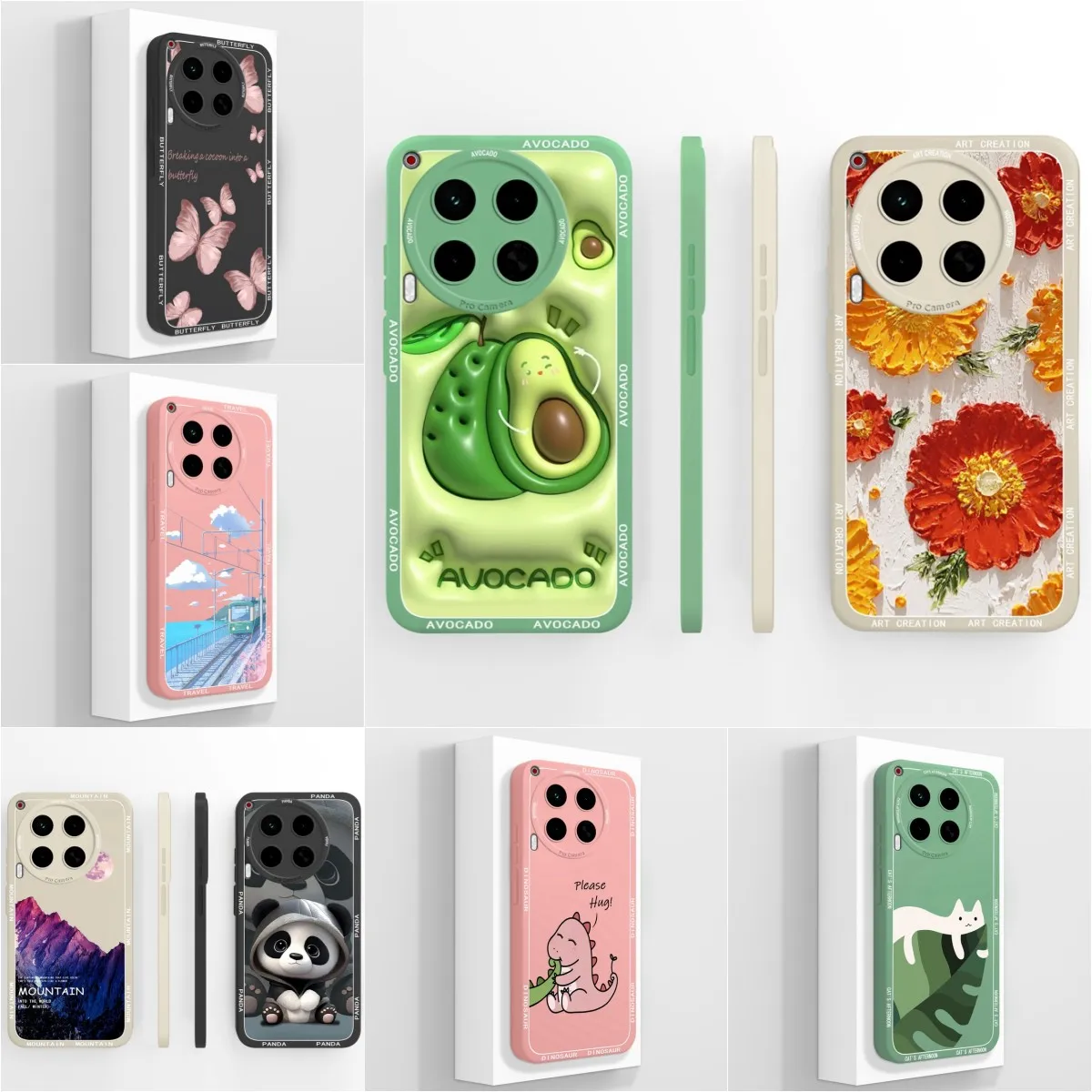 Fashion-Forward Anti-Drop Soft Silicone Phone Case with Stylish Bumper Design
