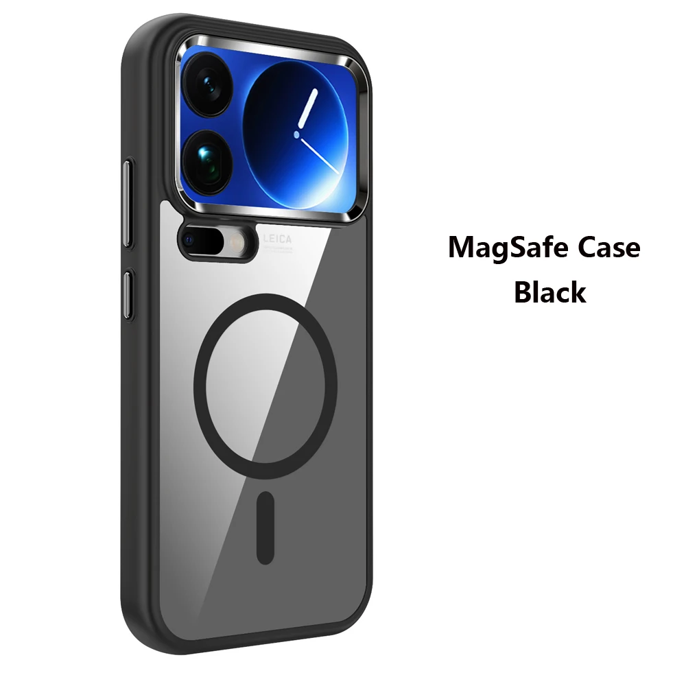 Clear Shockproof Magnetic Charging Case - TPU PC Cover