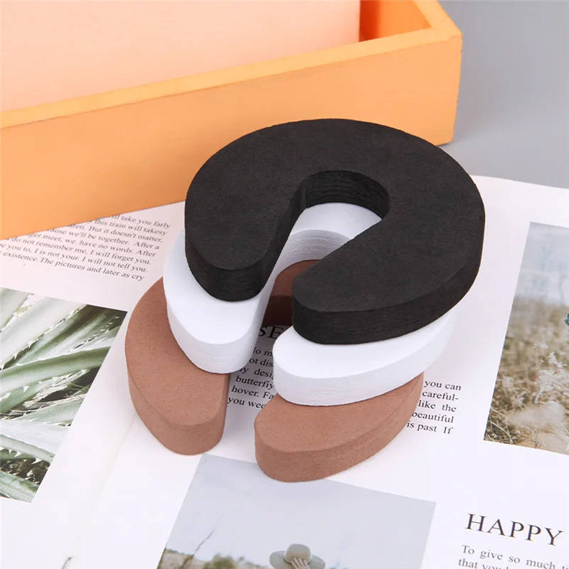 Safety Door Stopper EVA Anti-pinch Door Block 2PCS for Newborn Furniture Protection Card Stopper Security Foam door stopper,silicone door stopper,door stopper bumpers,door finger pinch guards