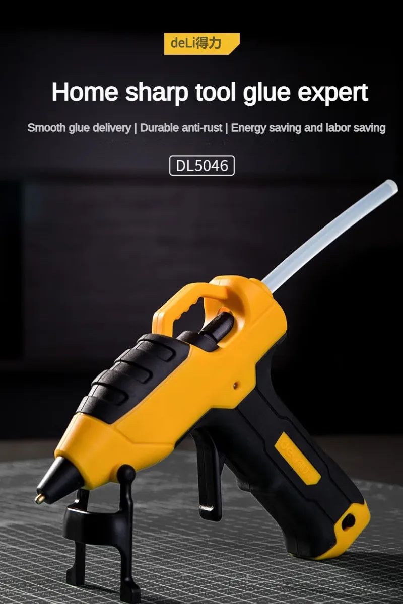 Deli Wireless Hot Melt Glue Gun Rechargeable Lithium Battery Mini Repair  Tool with 200mm Glue Stick Home Hand DIY Hot Melt Glue - AliExpress