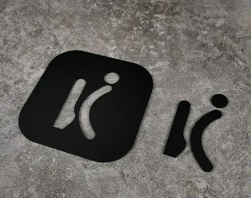 Toilet Signs Hollow Squatting Reminder Signage Doorplate Warm Reminders Indicator Plaque Plate Bathroom WC Wall Door Sticker - Image 11